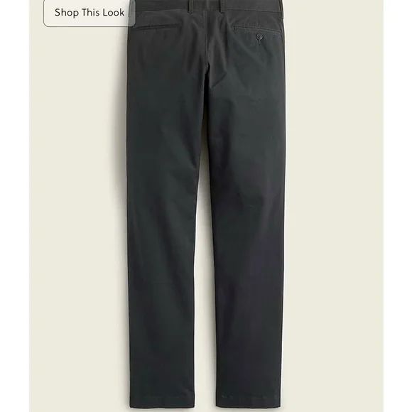 J. Crew Men’s 770 Straight-fit stretch chino pant AR886 Faded Black - Picture 4 of 11